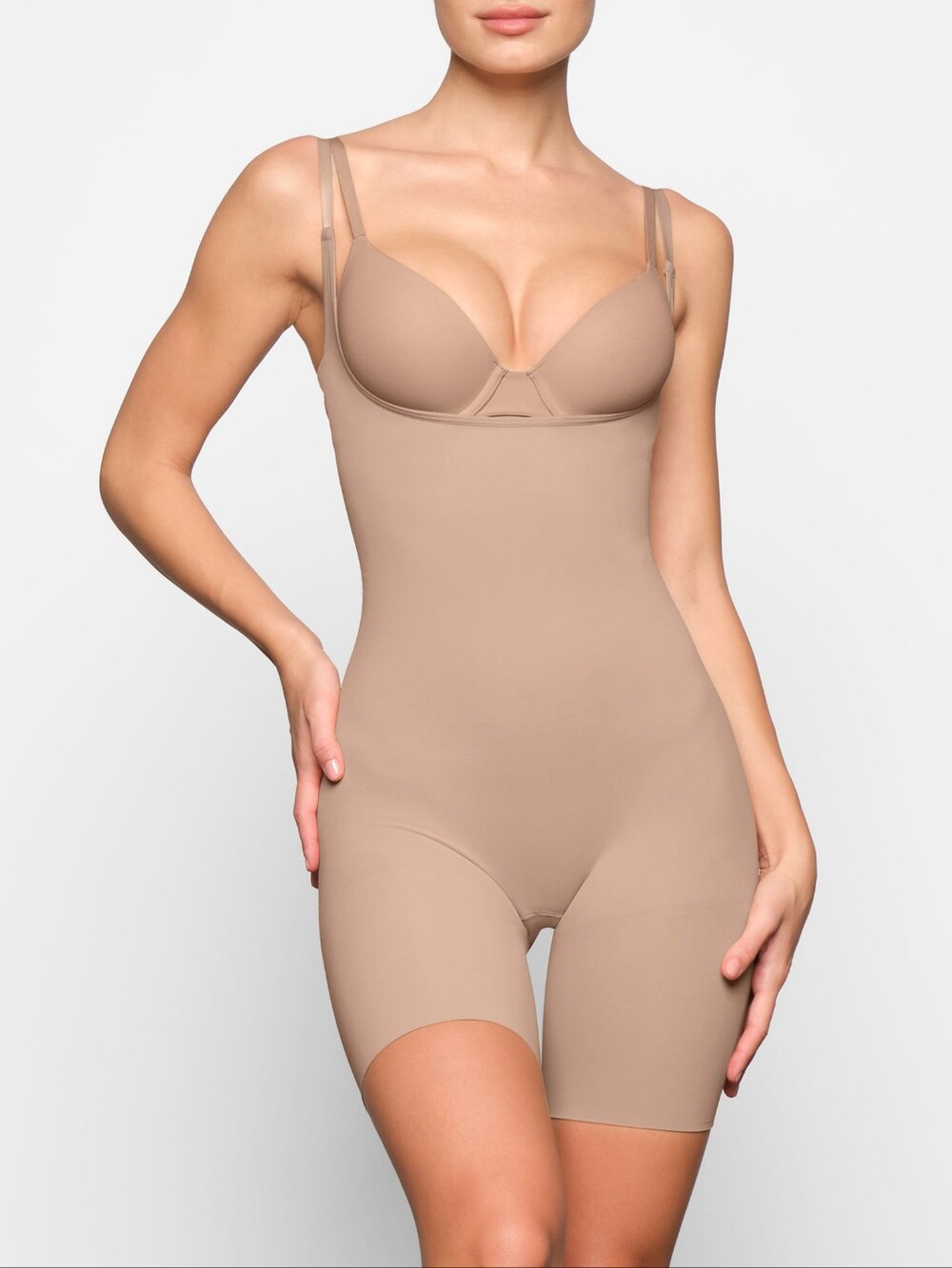 Skims Butt Lifting Open Bust Bodysuit